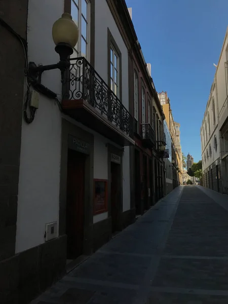 Street Las Palmas Gran Canaria Kanári Szigetek Spanyolország — Stock Fotó