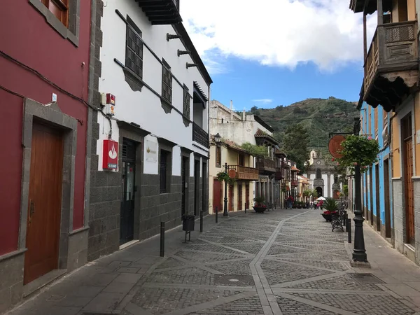 Straße Der Altstadt Von Teror Gran Canaria — Stockfoto