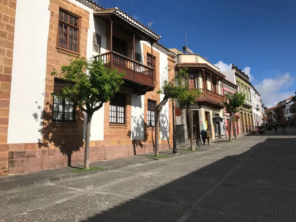 Calle Casco Antiguo Teror Gran Canaria — Foto de Stock