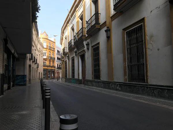 Leere Straße Sevilla Spanien — Stockfoto