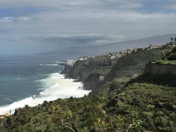 テネリフェ島のランブラ カストロから見た海岸 — ストック写真