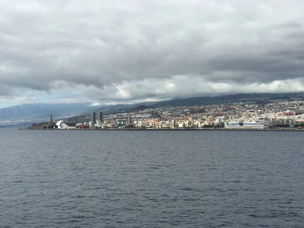 Santa Cruz Dan Skyline Tenerife Kanarya Adaları — Stok fotoğraf