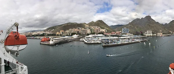 Panorama Porto Santa Cruz Canárias Tenerife — Fotografia de Stock