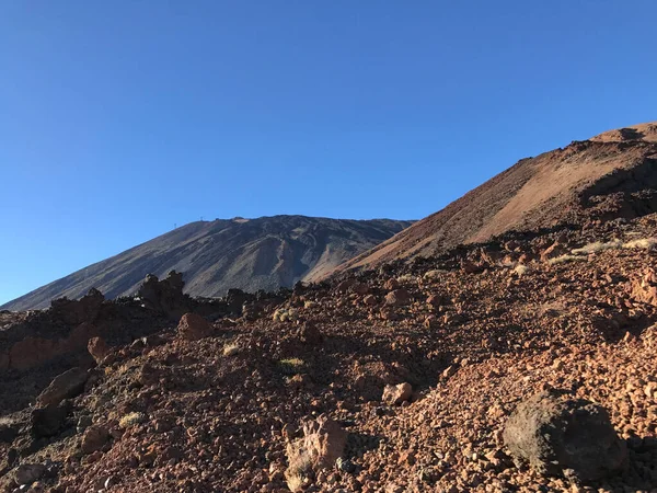 Mount Teide Een Vulkaan Tenerife Canarische Eilanden — Stockfoto