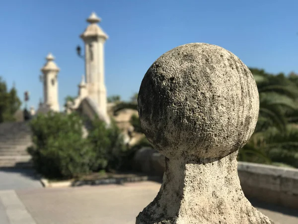 Puente Del Mar Brug Tuinen Van Valencia Spanje — Stockfoto