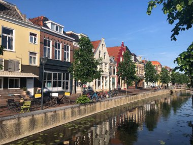 Leeuwarden, Friesland, Hollanda 'daki Kanal