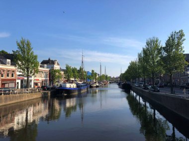 Leeuwarden, Friesland, Hollanda 'daki Kanal