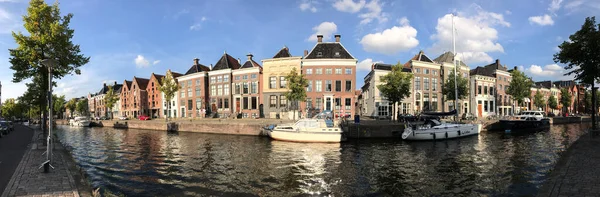 Panorama Kanálu Kolem Starého Města Groningen Nizozemsko — Stock fotografie