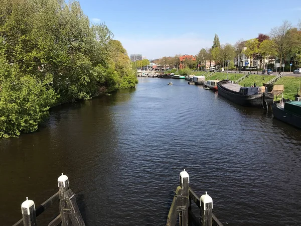Kanaal Groningen Nederland — Stockfoto
