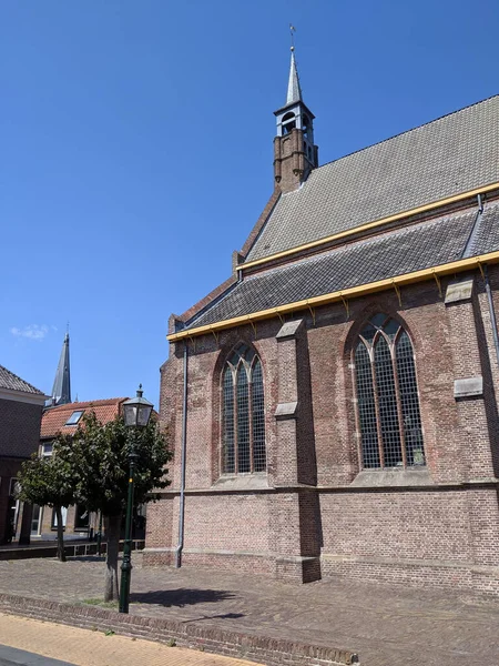 Kościół Kleine Onze Lieve Vrouwekerk Steenwijk Holandia — Zdjęcie stockowe