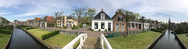 Panorama Dall Gracht Ijlst Paesi Bassi — Foto Stock