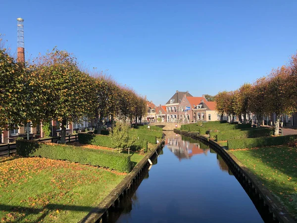 Canal Ijlst Autumn Friesland Netherlands — Stock Photo, Image