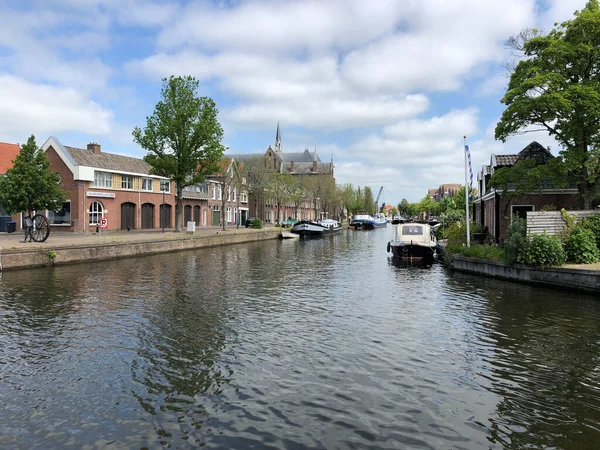Canal Alrededor Sneek Países Bajos — Foto de Stock