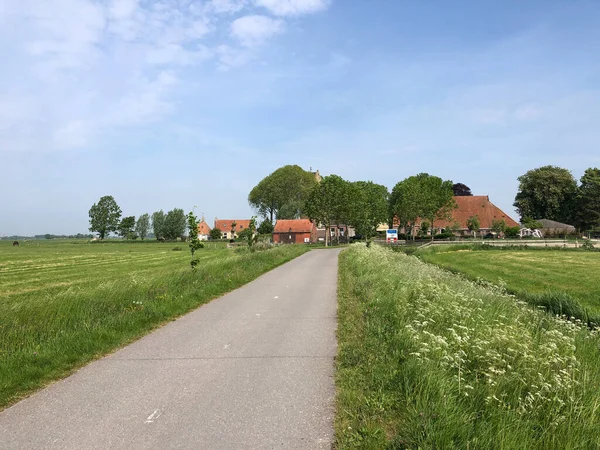 Dorp Lytsewierrum Friesland — Stockfoto