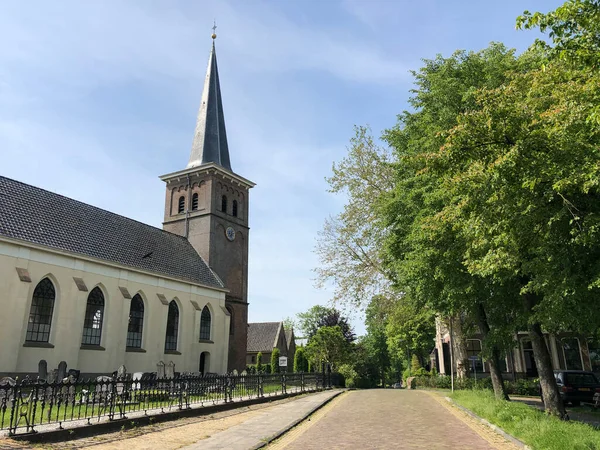 Kościół Mantgum Friesland Holandia — Zdjęcie stockowe