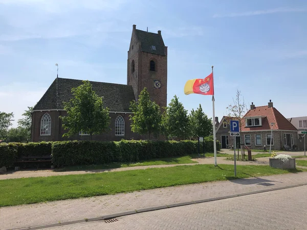 Kerk Het Dorp Tersoal Friesland Nederland — Stockfoto