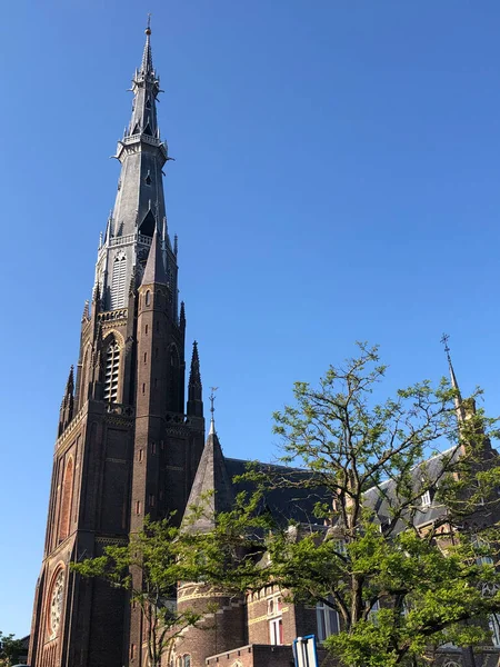 Leeuwarden Daki Saint Boniface Kilisesi Friesland Hollanda — Stok fotoğraf