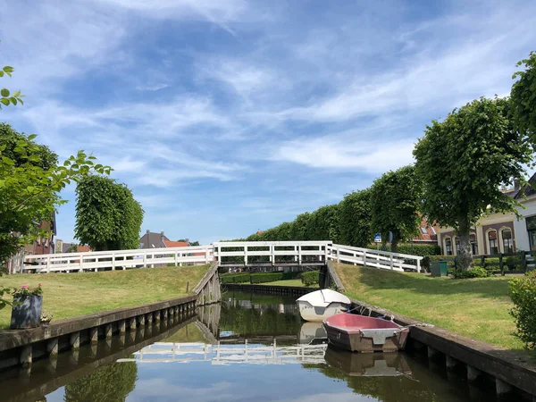 Canal Ijlst Frisia Países Bajos — Foto de Stock