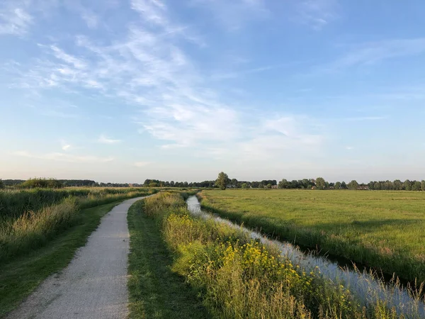 Sneek Felé Frieslandben Hollandiában — Stock Fotó