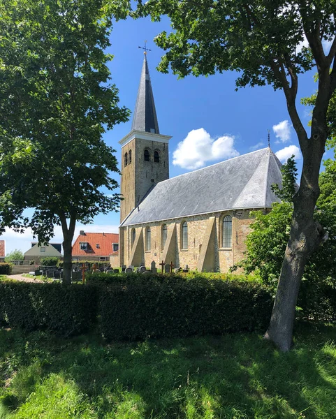 Kirche Burgwerd Friesland Niederlande — Stockfoto