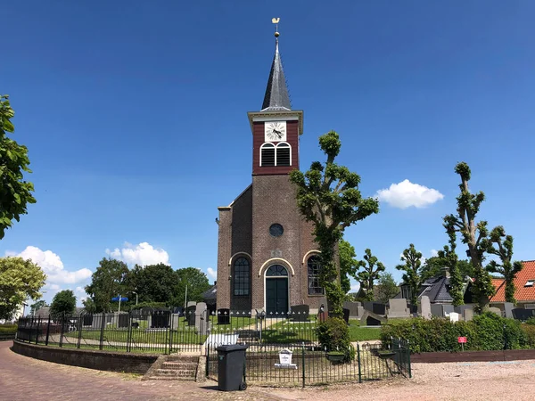 Kościół Lollum Friesland Holandia — Zdjęcie stockowe