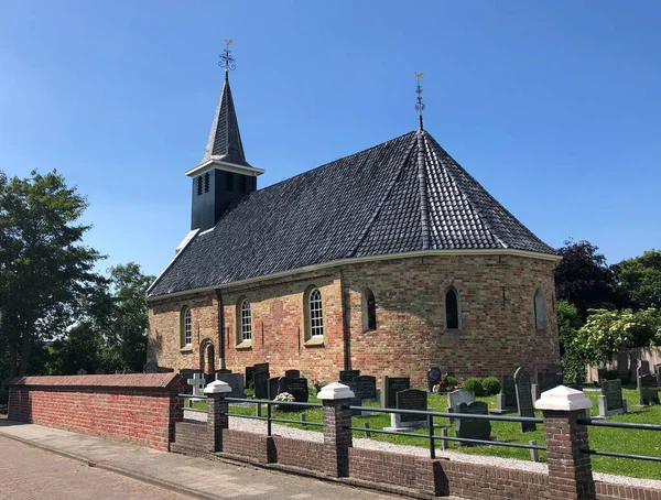 Igreja Exmorra Frísia Países Baixos — Fotografia de Stock