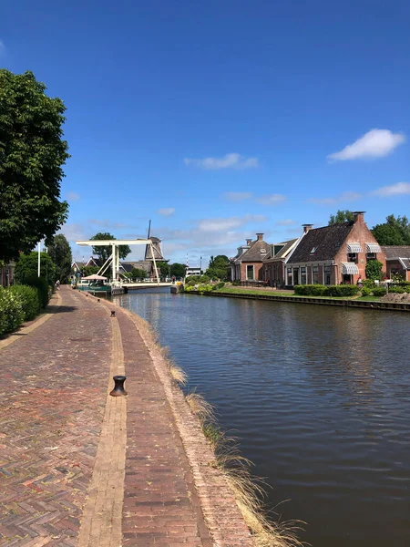 Cidade Burdaard Friesland Países Baixos — Fotografia de Stock