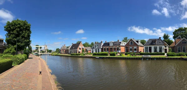 Panorama Ciudad Burdaard Friesland Países Bajos —  Fotos de Stock