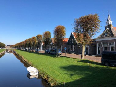 Stavoren 'deki Kanal, Friesland Hollanda