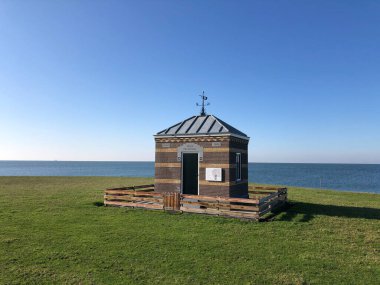 Rijks Peilschaal evi Hindeloopen, Friesland Hollanda