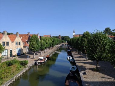 Sloten 'deki Kanal, Friesland Hollanda