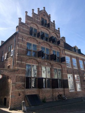 Eski Zutphen kasabasında mimarlık, Gelderland Hollanda