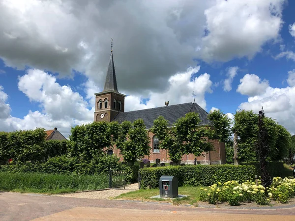 Kościół Jellum Friesland Holandia — Zdjęcie stockowe