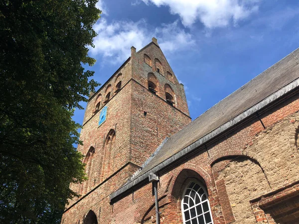 Kirche Stiens Friesland Niederlande — Stockfoto