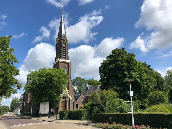 荷兰弗里斯兰Wergea教堂 — 图库照片