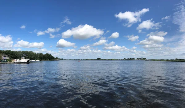 Panorama Lake Veenhoop Friesland Netherlands — Stock Photo, Image