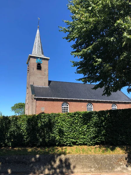 Kościół Garyp Friesland Holandia — Zdjęcie stockowe