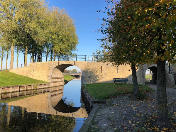 Autunno Sloten Frisia Paesi Bassi — Foto Stock