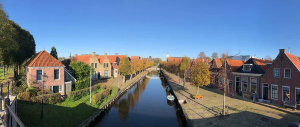 Panorama Jesieni Sloten Friesland Holandia — Zdjęcie stockowe