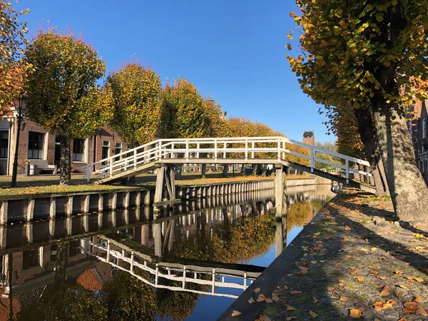 Herbst Sloten Friesland Niederlande — Stockfoto