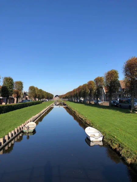 Canal Stavoren Friesland Netherlands — Stock Photo, Image