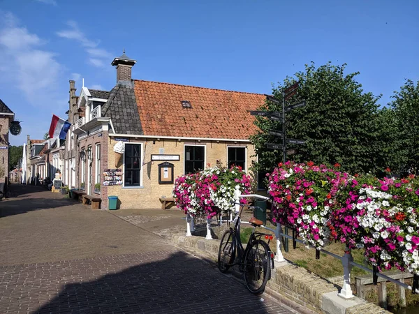 Oude Binnenstad Sloten Friesland Nederland — Stockfoto