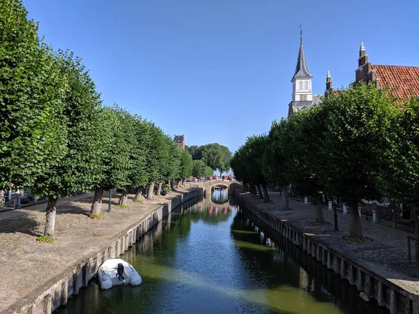 Canal Sloten Friesland Hollandia — Stock Fotó