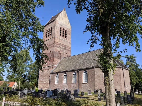 Kyrkan Wijckel Friesland Nederländerna — Stockfoto