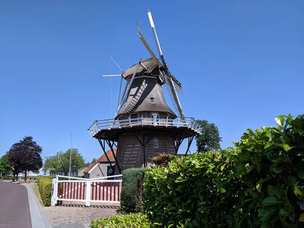 Windmill Noordwolde Friesland Netherlands — Stock Photo, Image