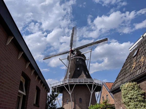Ветряная Мельница Вольвеге Фрисландия Нидерланды — стоковое фото