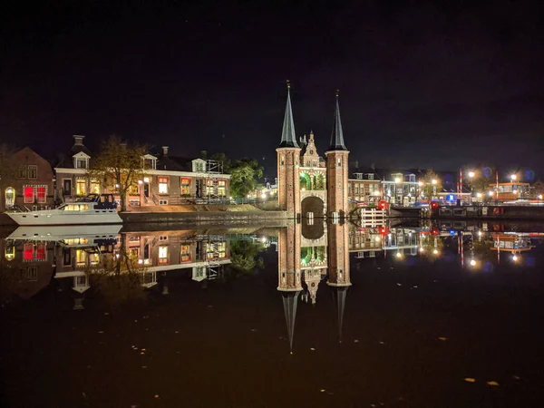 Sneek, Friesland 'daki su birikintisi Hollanda