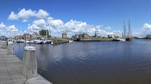 Cerradura Del Canal Lemmer Frisia Países Bajos — Foto de Stock