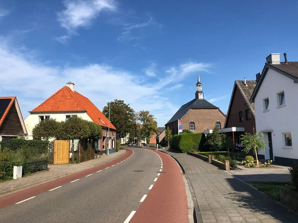 Jedna Ulica Dwa Kraje Dinxperlo Lewej Holandia Prawo Niemcy — Zdjęcie stockowe