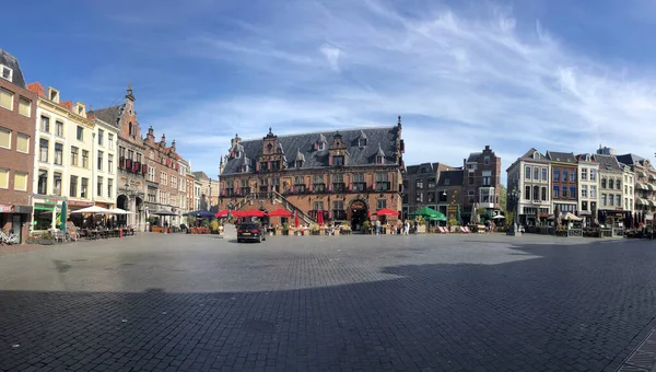 Panorama Vanaf Oude Stadsmarkt Van Nijmegen Gelderland Nederland — Stockfoto
